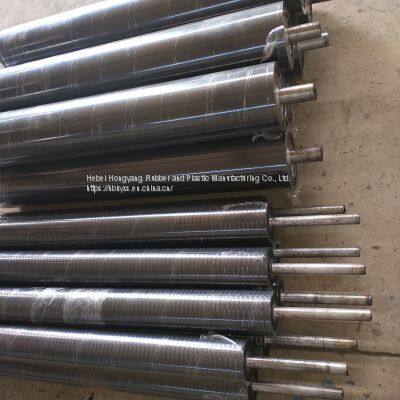 Rubber Covered Roller Rubber Covered Shaft Rubber Conveying Roller photo-3