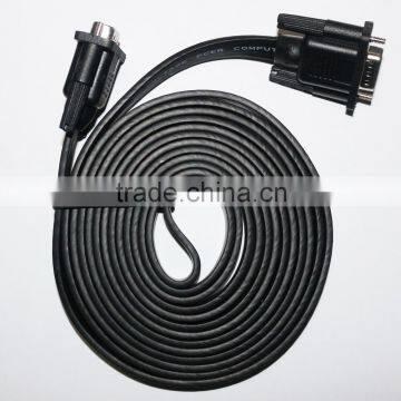 Poly Bag Packing Flat Vga D-Sub Cable, Rs232 Male to Male Cable for Computer, Projecotor Etc. photo-3