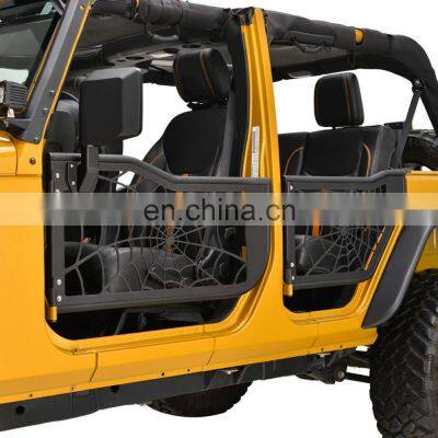 Tubular Poison Spyder Web Half Door With Side View Mirror Fit for 07-18 Jeep Wrangler JK 4 Door photo-4