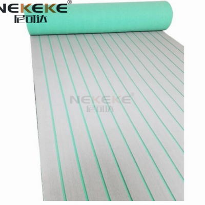 Deluxe Leather Texture Yacht Surfboard Deck Pad 240x90cm 6mm Thick Marine Flooring Faux Teak EVA Foam Boat Decking Sheet photo-4