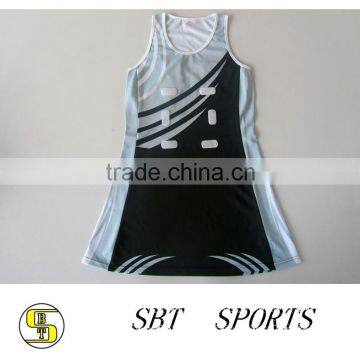 Custom made women sublimation team netball dress