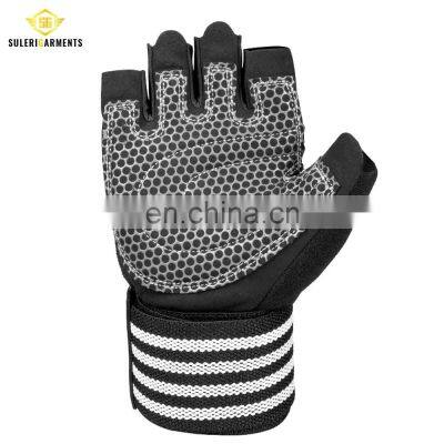 Weightlifting Men/Women Half Finger Gloves Gym Workout Training Bodybuilding Gloves Dumbbell Fitness Half Finger Gloves photo-2