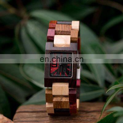 BOBO BIRD Quartz Watches Women Wrist Customize Wood Watch Brand Japanese Miyota Motor Gift Box OEM