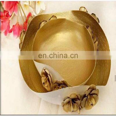 Brass Antique Hammered Butterfly Bowl photo-3