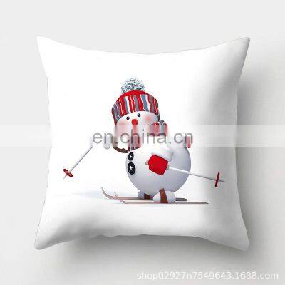 New Model 45x45 Case Luxury Custom Made Cushion White Decorative Custom Christmas Cover Pillow photo-4