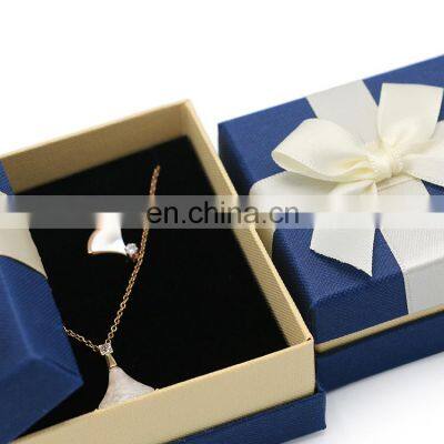 Luxury Hot Sale Factory Wholesale Custom Jewelry Box Paper Bowknot Jewelry Box photo-3