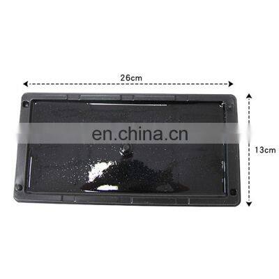 Black Plastic Mouse Tray Mouse Trap Rodent Control Sticky Rubber Tray 2 Sheets 1 Box