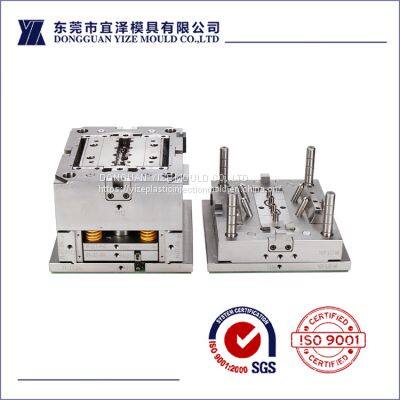 High-precision multi-cavity PBT Nylon-66 6T 9T LCP plastic material Connector injection mold manufacturer