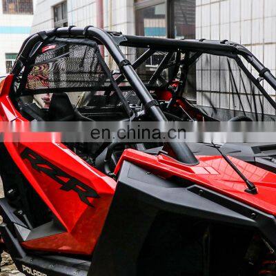 UTV Window Net Rear Right & Left Window Shade Shield Net Cover Roll Cage Mesh Guard Door Scratch Prevention For RZR PRO 2020