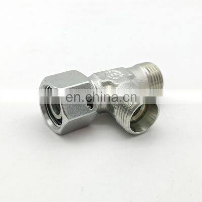 Parker Swagelok Fitting Galvanized Stainless Steel Tee Nipple Gas Pipe Compression Hydraulic Tube Fittings Adapter