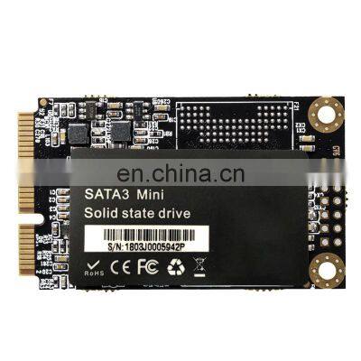 Mini Msata Ssd 32g/64g/128g/256g/512g Ssd MSATA3 With Box Pvc Fast Running Speed For Advertising Machine Office Games Mini Ssd
