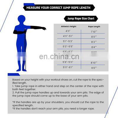 1LB Heavy Weighted 3mJump Ropes With Comfort Grip Weight Skipping Rope photo-4