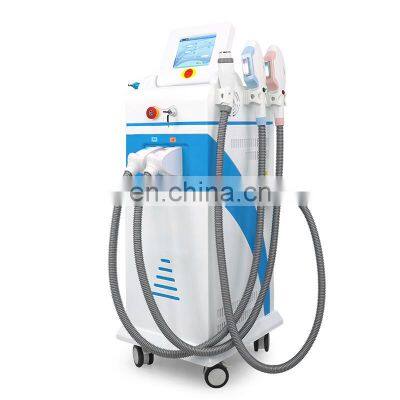 cheap price 5 in1 ipl +rf+ elight + nd yag laser tattoo remove hair removal IPL