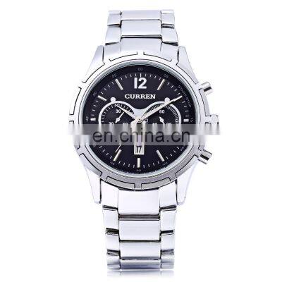 CURREN Men's Calendar Watch Steel Business Waterproof Casual Men's Watch