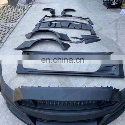 Factory Directly Sale Car Parts Body Kits For Ford Mustang Robot Front Rear Car Bumper With Grille Hood Front Lip Side Skirt photo-4