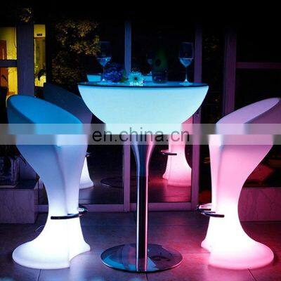 modern event party outdoor patio garden nightclub led cube bar chairs and table color changing outdoor led furniture