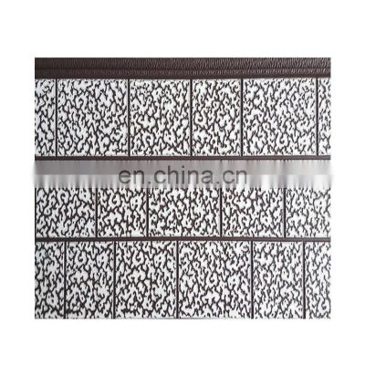 Wall exterior decorative  Panel Insulated Pu Metal Carved Plain Vein pu