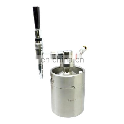 2021 new design Stout Tap System with 2 liter Keg tap Gas & Liquid Ball Lock for Home Brewing in cheap price