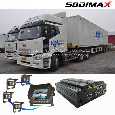 High Resolution 1080P SSD Card 4 Channel Mobil DVR for Bus Camera Surveillance System photo-2