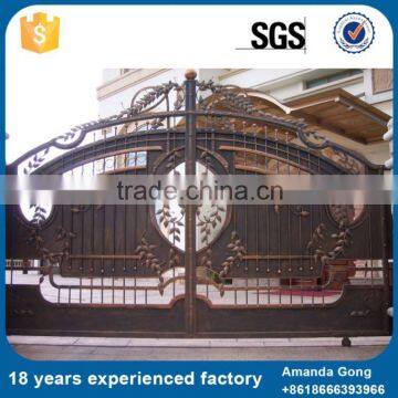 A Variety Of Capacity High Security Galvanized Steel Wrought Garden Iron Gate photo-6