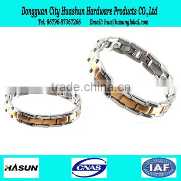 Fashion hot sale titanium bangle with health element