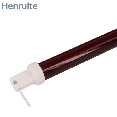 Ruby Jacketed Infrared Short Wave Quartz Tube Lamp Infrared Heater Lamp for Painting Curing photo-4