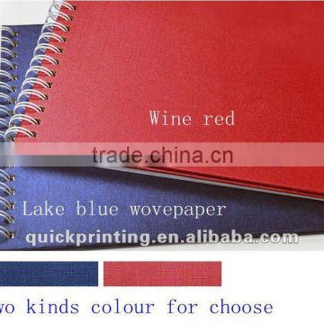 Fashion & low cost Wire-o catalog printing service