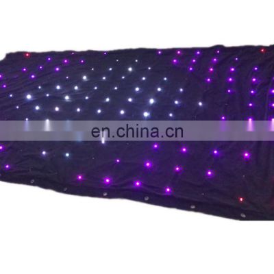 LED Star Video Cloth DMX512 Sound Control DJ Light Led Star Cloth Wedding Events Party Backdrop