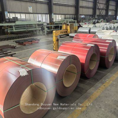 Boyuan Hot Selling Red Color Coated Galvanized Aluminum Zinc Steel Coil