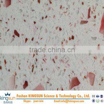 Different color beautiful design quartz stone slab by man made /artificial quartz stone manufacturer