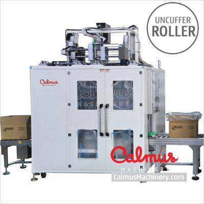 Bag Uncuffer and Top Roller Machine
