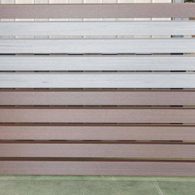 Aluminum-wood composite fencing