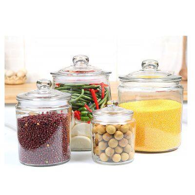 Premium Glass Jar - Airtight Lid Keeps Fresh, Clear for Easy Viewing. Ideal for Pantry: Grains, Teas & Spices. Stylish Home Use. photo-3