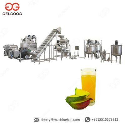 Industrial Mango Juice Machine Price Mango Pulp Production Line Mango Pulp Making Machine