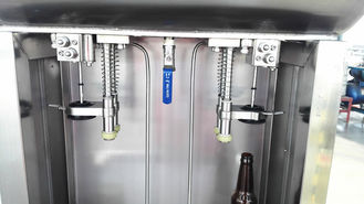 50Hz SUS304 Automatic Glass Bottle Filling Machine For Beer / Beverage photo-2