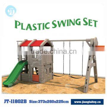 JT-11801B Children Simple and Cheap Plastic Slide and Swing photo-2