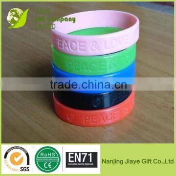 Cheap custom Silicone Bracelet/Silicone Rubber Wristband