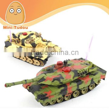 2014 NEW RC plastic toys rc combat tank RC tank (2pcs in a color box)