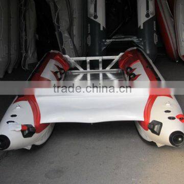 4.3m PVC/Hypalon material high speed Inflatable Boat Catamaran
