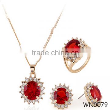 The new 2015 the bride adorn article Inlay zircon star with necklace fashion jewelry