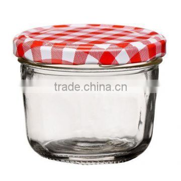 transparent glass pickle jars 150ml