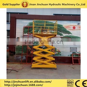 CE certification lifting height Stationary hydraulic scissor lift table SSL3-3.5