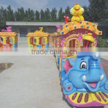 popular train kids ride elephant train amusement ride equipment