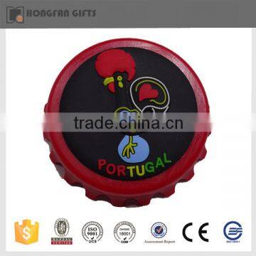 new colorful PVC souvenir bottle opener