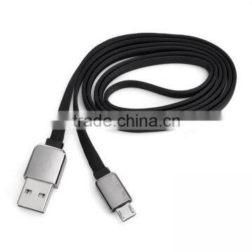 China Accesories Mobile Phone Alumium Flat Usb Cable Multifunctional Micro Usb Data Cable photo-4