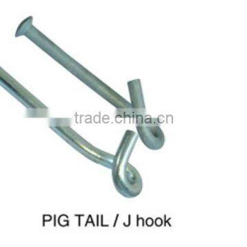 electric fitting PIG TAIL J HOOK