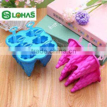 Food Grade Material Small Silicone Tree Ice Pops Mould