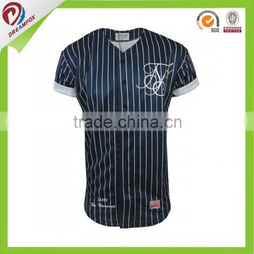 wholesale 100% polyester fashion custom cheap baseball jersey