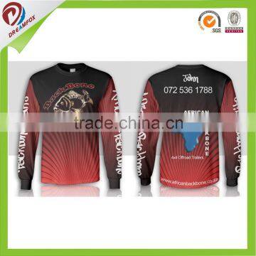 UV protection custom functional fishing jersey factory