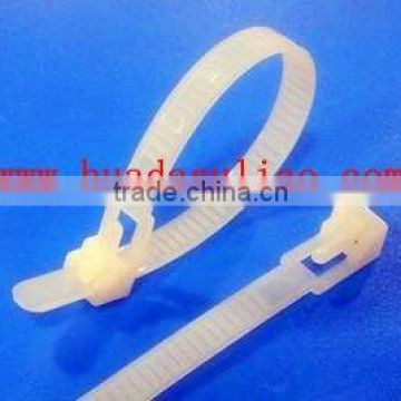 releasable nylon cable tie